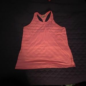 Athleta shadow stripe tank top - pink - size 1X